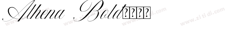 Athena Bold字体转换